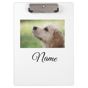 Carpeta De Pinza Manta personalizada con foto de animal colorido si
