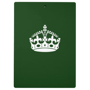 Carpeta De Pinza MANTENER TRANQUILA EN EL Personalizar verde esto