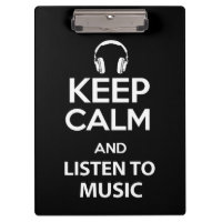 Mantente tranquilo y escucha música