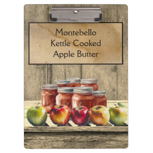 Carpeta De Pinza Mantequilla de Apple, personalizable
