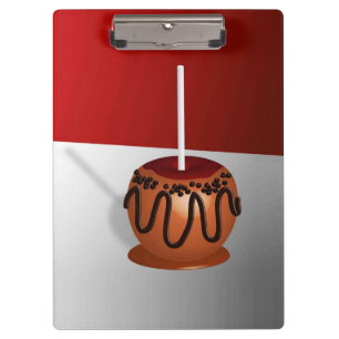 Carpeta De Pinza Manzanas de caramelo, rojas y caramelo