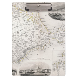 Carpeta De Pinza MAPA: CRIMEA, c1855