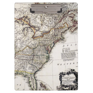 CARPETA DE PINZA MAPA DE AMÉRICA, 1809
