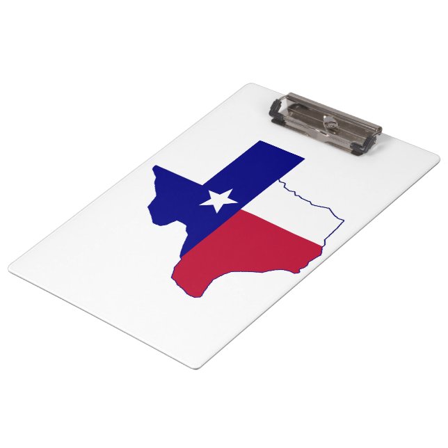 Carpeta De Pinza Mapa de bandera de Texas (Angular)