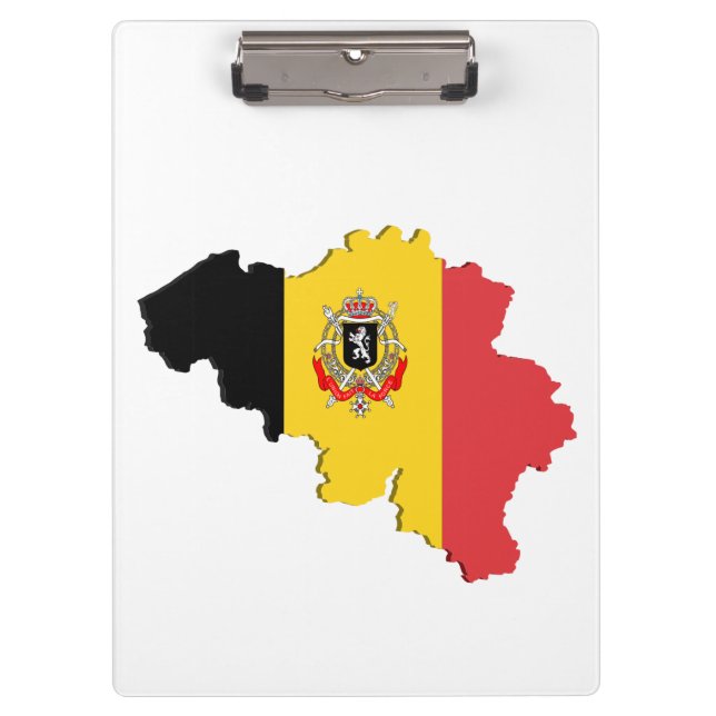Carpeta De Pinza Mapa de Bélgica (Anverso)