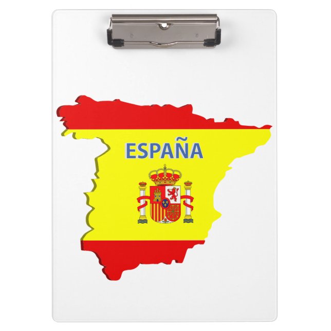 Carpeta De Pinza Mapa de España (Anverso)