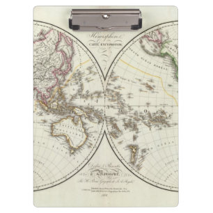 Carpeta De Pinza Mapa del atlas de París