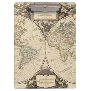 Carpeta De Pinza Mapa del mundo 9