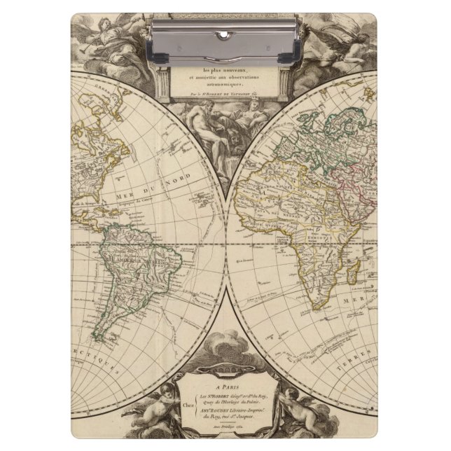 Carpeta De Pinza Mapa del mundo 9 (Anverso)