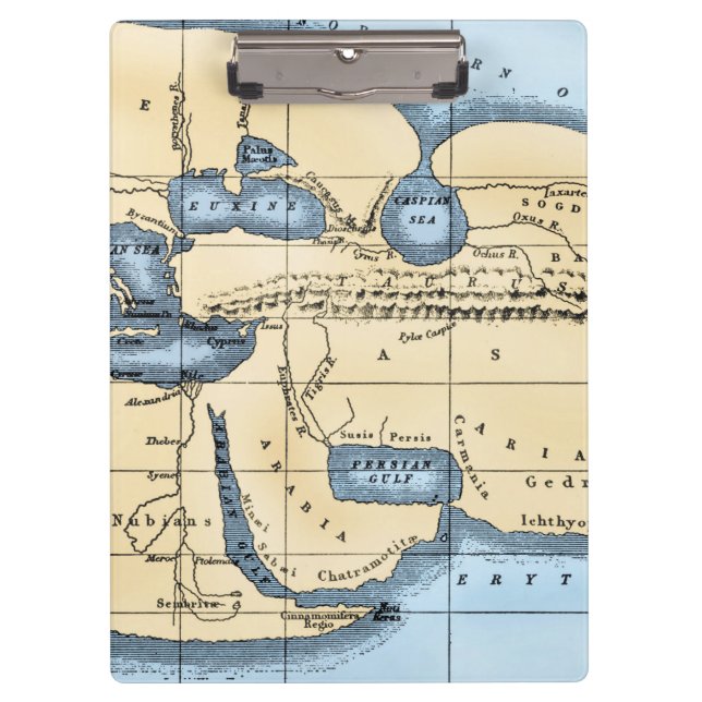 CARPETA DE PINZA MAPA DEL MUNDO: ERATOSTHENES (Anverso)