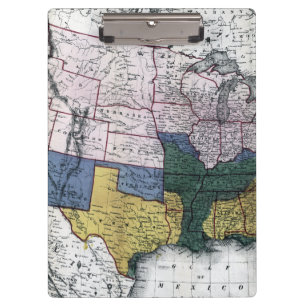 CARPETA DE PINZA MAPA: GUERRA CIVIL, 1864