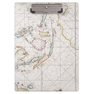 CARPETA DE PINZA MAPA: INDIES DEL ESTE, 1670