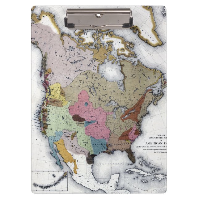 CARPETA DE PINZA MAPA: INDIOS AMERICANOS 3 (Anverso)