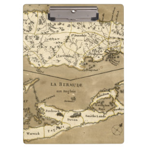 CARPETA DE PINZA MAPA: JAMAICA, 1767