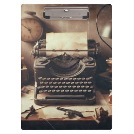 Carpeta De Pinza Máquina de escribir antigua de cosecha manual Brow