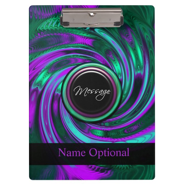 Carpeta De Pinza Marble fractal 6A-B Opciones de imagen Clipboards (Anverso)