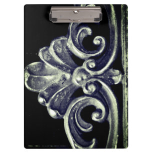 Carpeta De Pinza Marco francés plateado