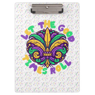 Carpeta De Pinza Mardi Gras Que pasen los buenos tiempos