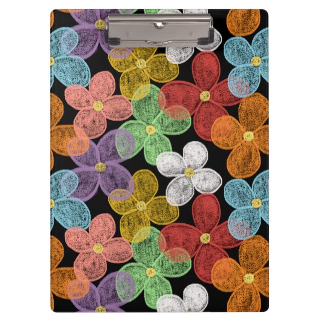 Carpeta De Pinza Margaritas de Tiza (Anverso)
