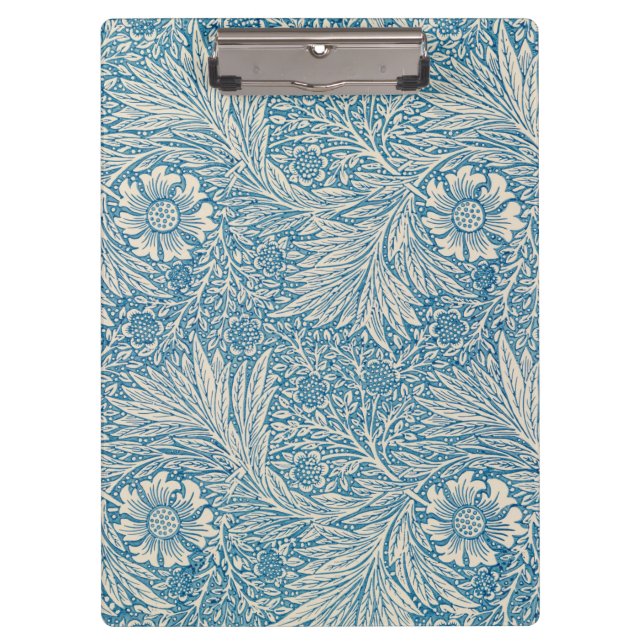 Carpeta De Pinza Marigoldes Azules (por William Morris) (Anverso)