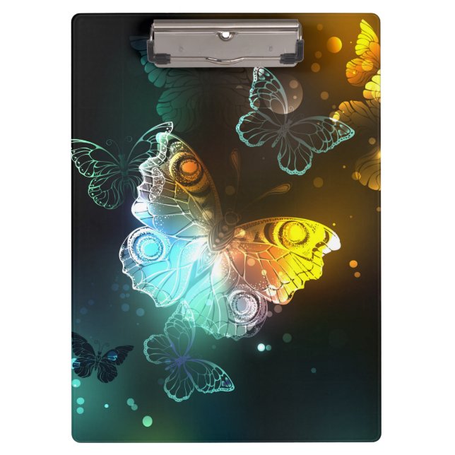 Carpeta De Pinza Mariposa luminosa y mariposas nocturnas (Anverso)