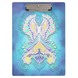 Carpeta De Pinza Mariposa mística pastel Ethereal Boho Fantasy
