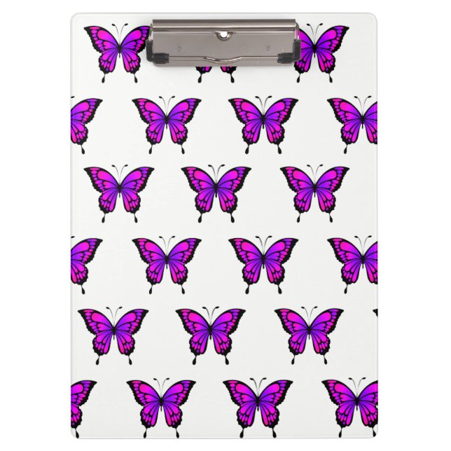Carpeta De Pinza Mariposa púrpura (Anverso)