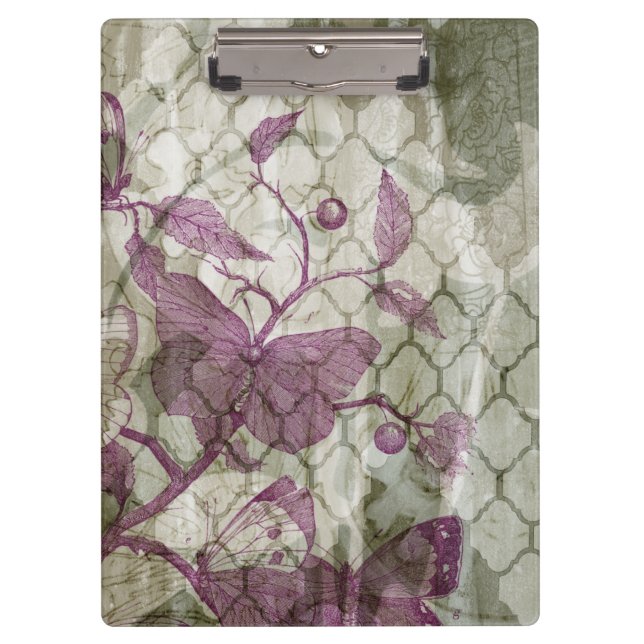 Carpeta De Pinza Mariposas árabes III (Anverso)
