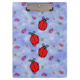 Carpeta De Pinza Mariquita escarabajo de puntos Oficina Personaliza