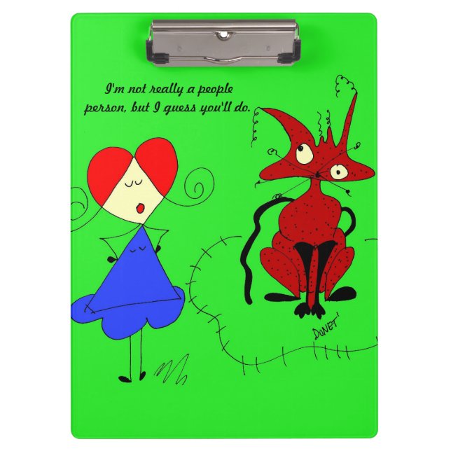 Carpeta De Pinza Mariquita y su gato, rasguño (Anverso)