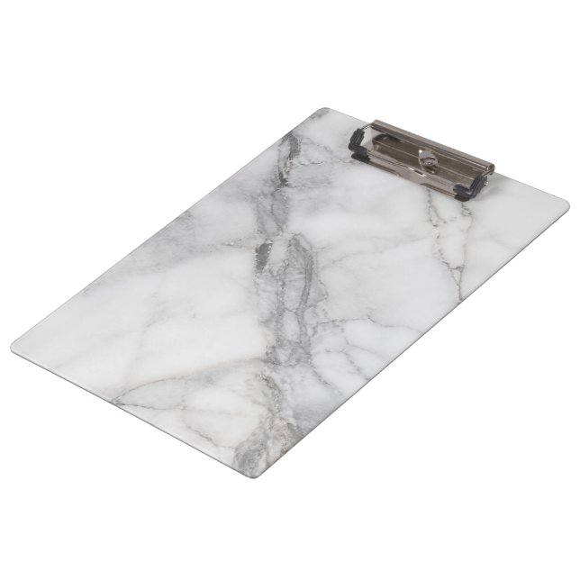 Carpeta De Pinza Mármol Blanco (Angular)