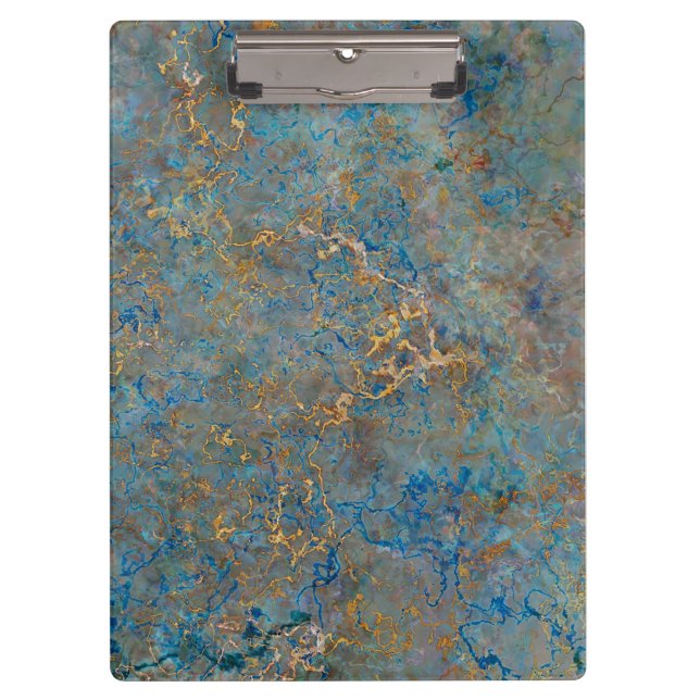 Carpeta De Pinza Mármol de lujo del lapislázuli (Anverso)