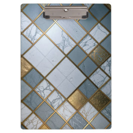 Carpeta De Pinza Marmor Gold Raster Luxus Geometrie