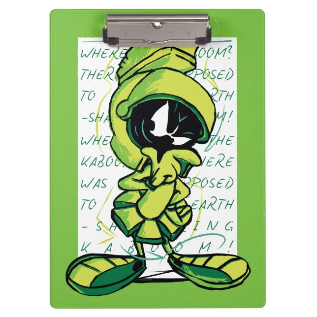 Carpeta De Pinza MARVIN THE MARTIAN™ Quote Sketch (Anverso)
