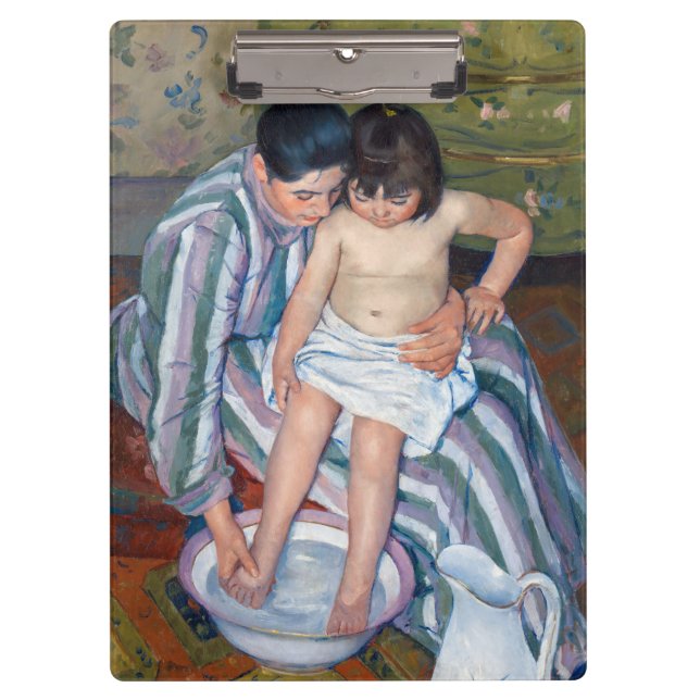 Carpeta De Pinza Mary Cassatt - El baño del niño / El baño (Anverso)