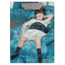 Mary Cassatt - Niña pequeña en un sillón azul