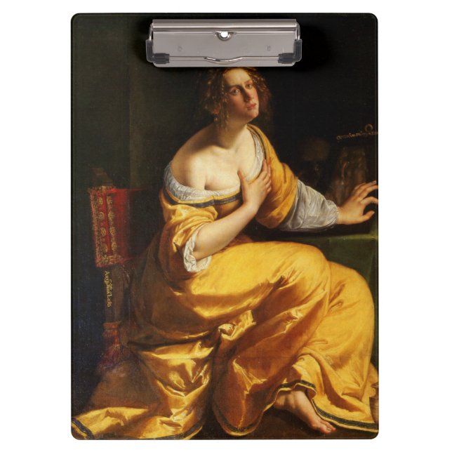 Carpeta De Pinza Mary Magdalene (por Artemisia Gentileschi) (Anverso)