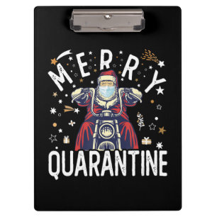 Carpeta De Pinza Máscara de Hipster Santa Face
