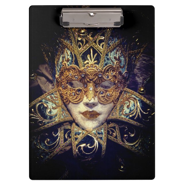 Carpeta De Pinza Máscara de mascarada negro gótico elegante victori (Anverso)