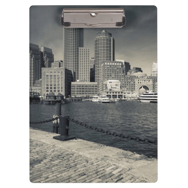 Carpeta De Pinza Massachusetts, Boston, edificios de Rowe's Wharf (Anverso)