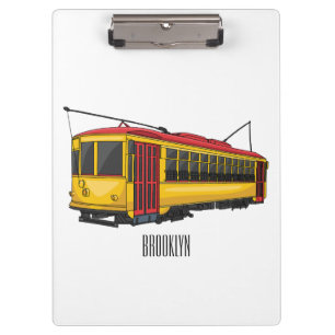 Carpeta De Pinza Mata trolley cartoon illustration