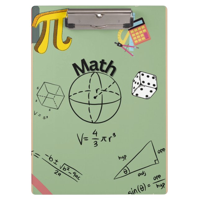 Carpeta De Pinza Matemáticas (Anverso)