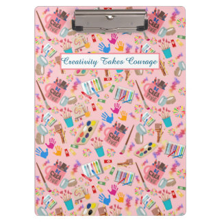 Carpeta De Pinza Material de arte colorido Patrón creativo para art