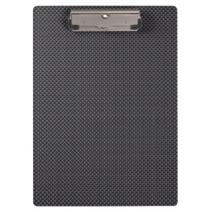 Carpeta De Pinza Material negro y gris de la fibra de carbono