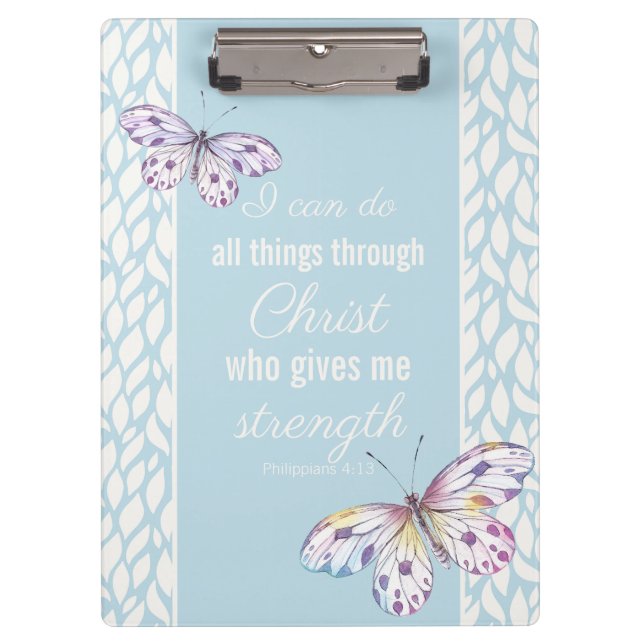 Carpeta De Pinza Matrícula de mariposas 4:13 (Anverso)