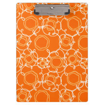Matriz floral abstracta (naranja) Arte fino