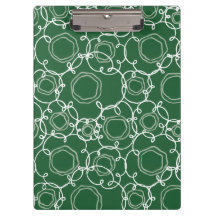 Matriz floral abstracta (verde oscuro) Arte fino