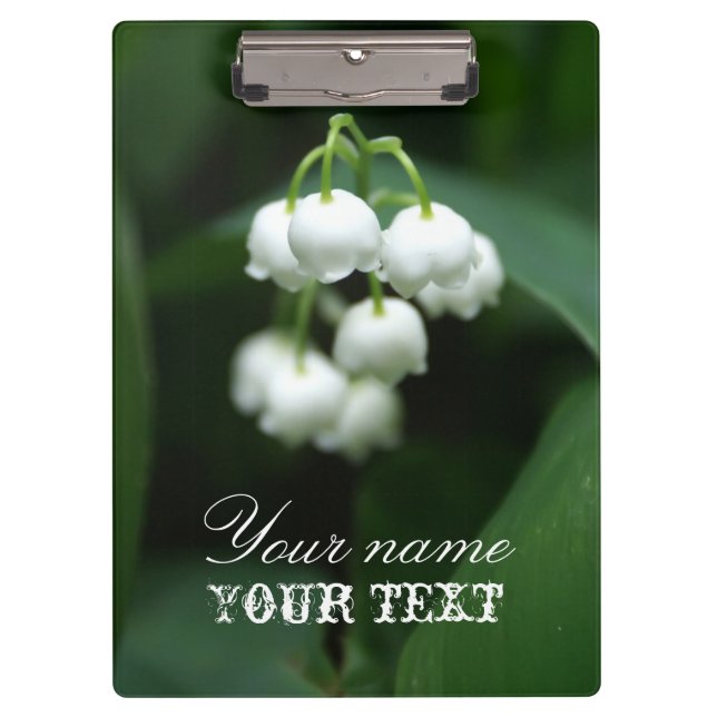 Carpeta De Pinza Mayo de lirios blancos (Anverso)