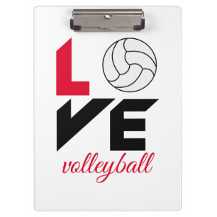 Carpeta De Pinza Me encanta el voleibol