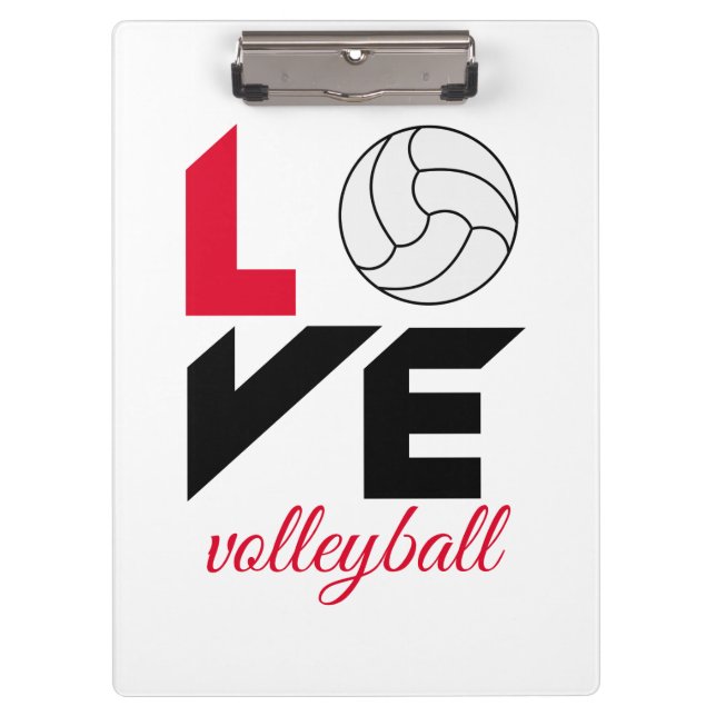 Carpeta De Pinza Me encanta el voleibol (Anverso)